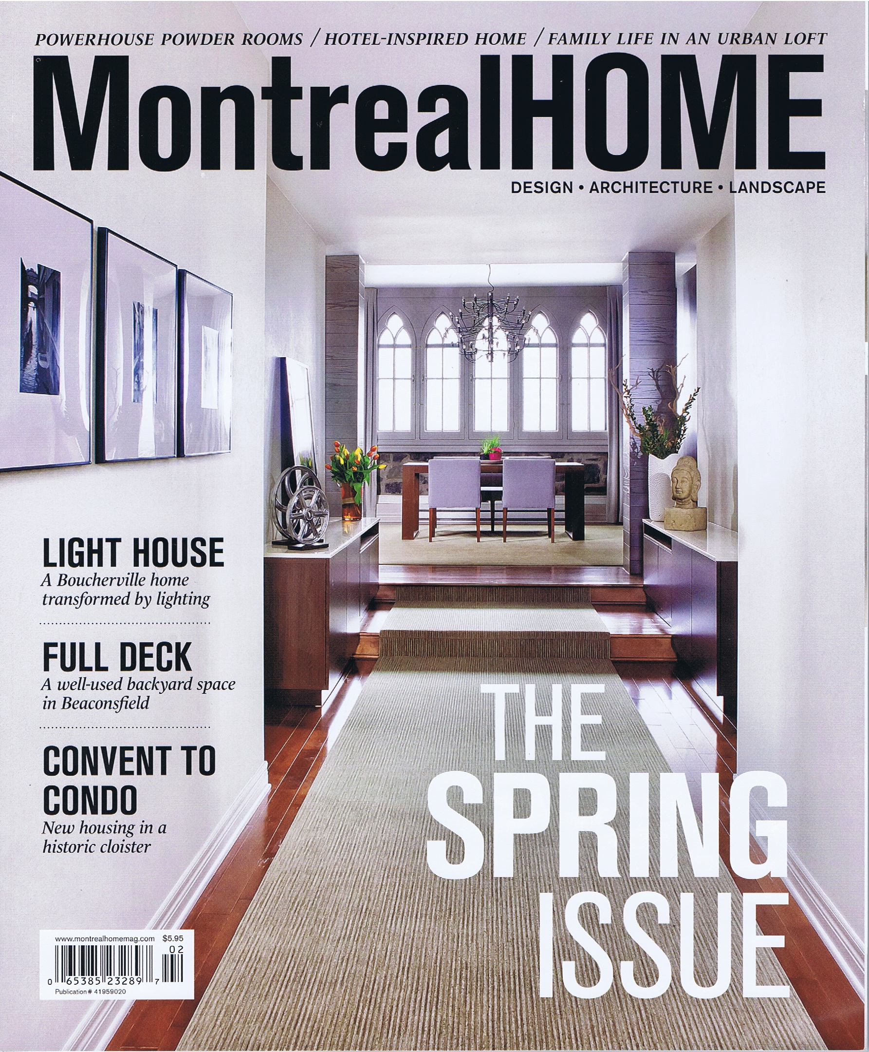 Montreal Home Spring 2012 Front Cover
