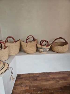 Baskets and hats